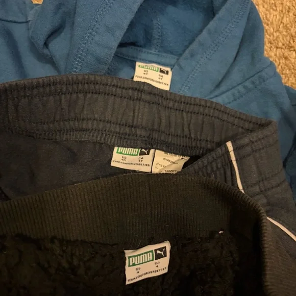 Puma Boys Bundle Matching Jogger/Sweat Sets Size 4T - Picture 7 of 7